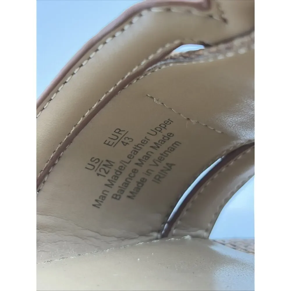 Sam Edelman Women's Irina Sandal Rich Cognac US Size 12 EU 43 NWOB
